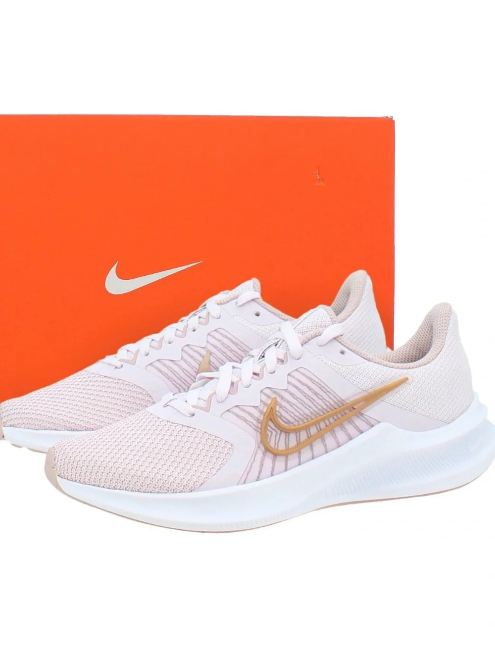 Nike Downshifter 11 Pink Blush Sneakers Mesh Lightweight for Road Running Sz 6.5 - Picture 1 of 14